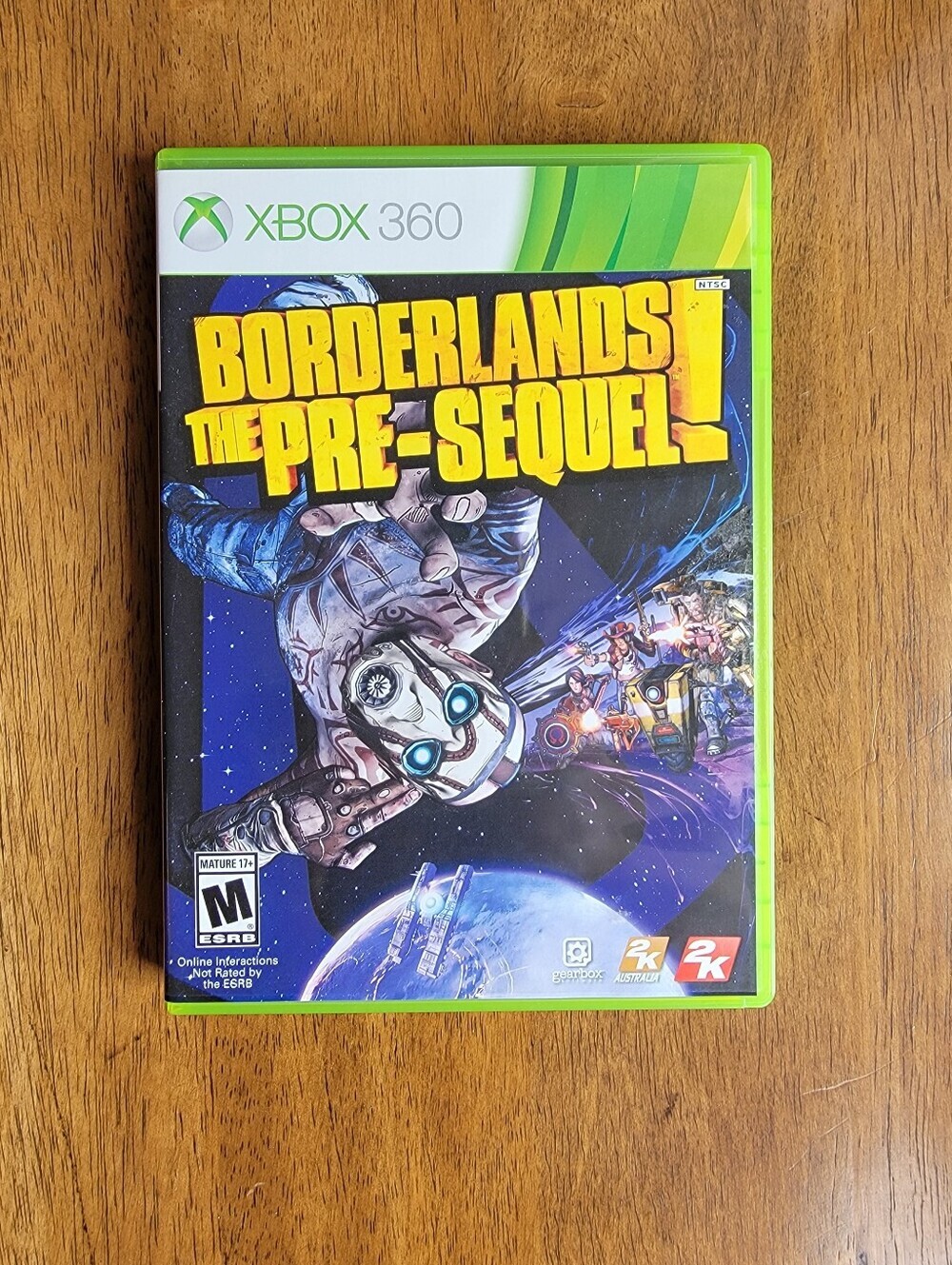 Borderlands the Pre-Sequel 2014 Mircosoft Xbox 360 Game with Manual